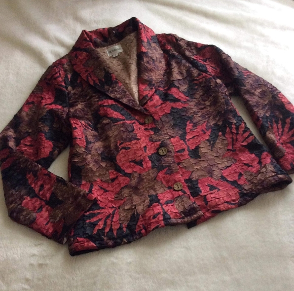 ABC Collection Women's Satin finish Blazer size Small - Picture 2 of 7